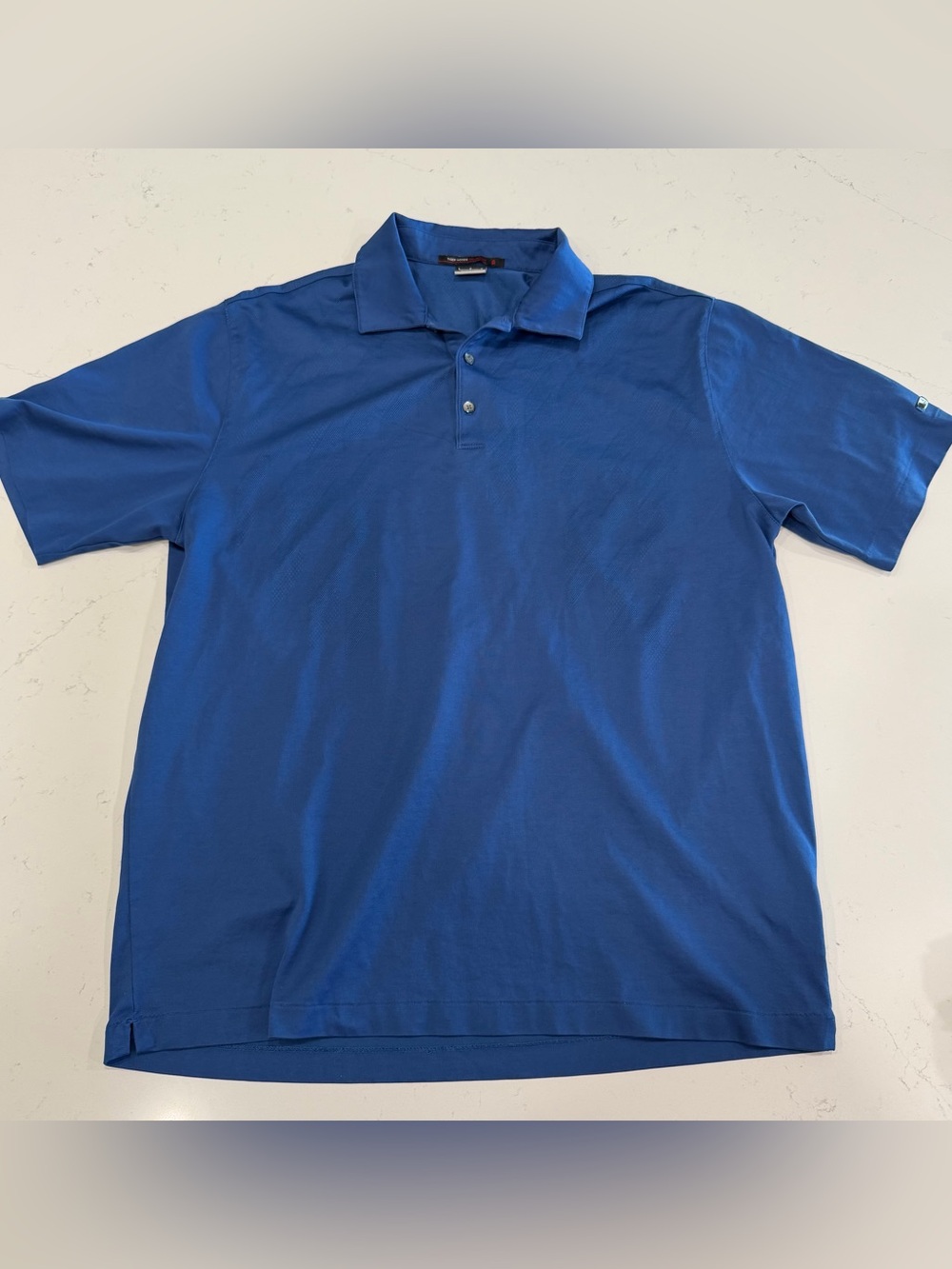 Nike Tiger Woods Collection Men's Royal Blue Polo Shirt - Large